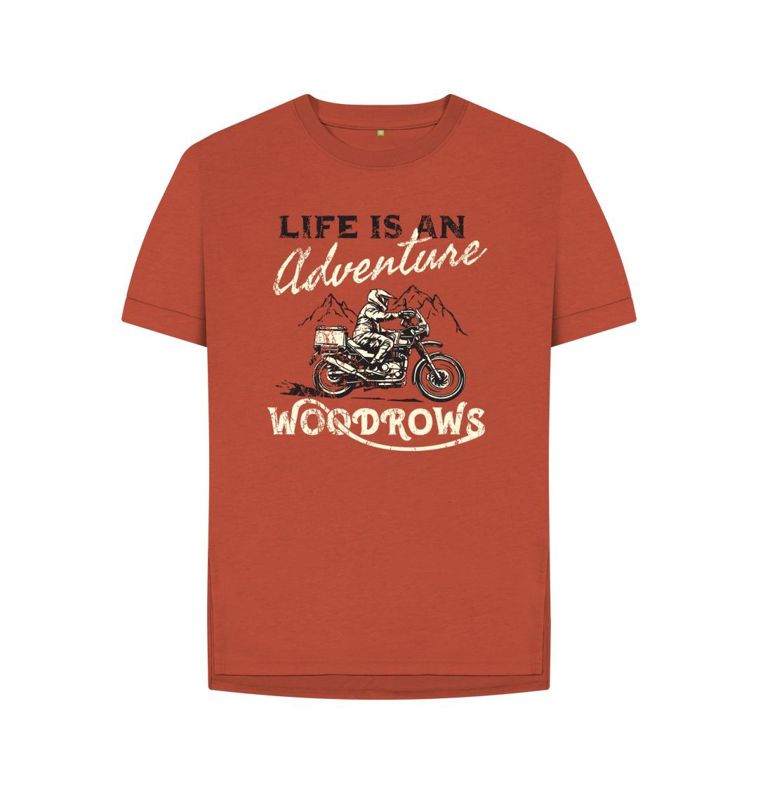 Rust Adventure Relaxed Ladies T-Shirt