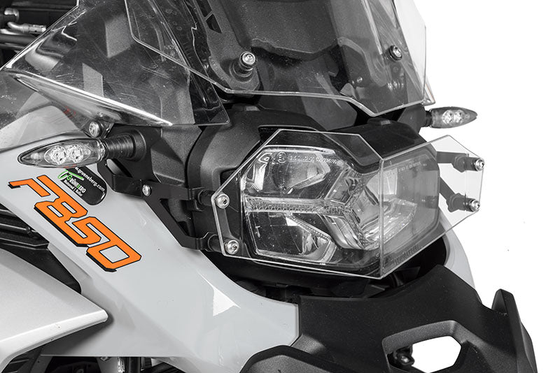 Headlight protector makrolon with quick release fastener for BMW F850GS Adventure *OFFROAD USE ONLY*
