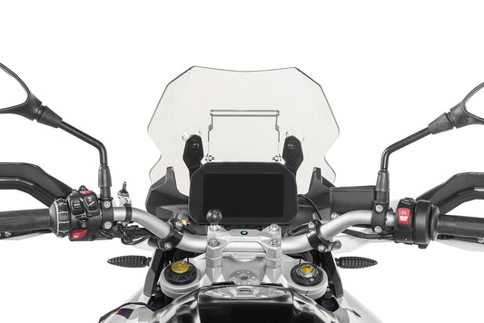 GPS handlebar bracket above the instruments V2.0, height-adjustable for BMW F850GS/ F850GS Adventure/ F750GS
