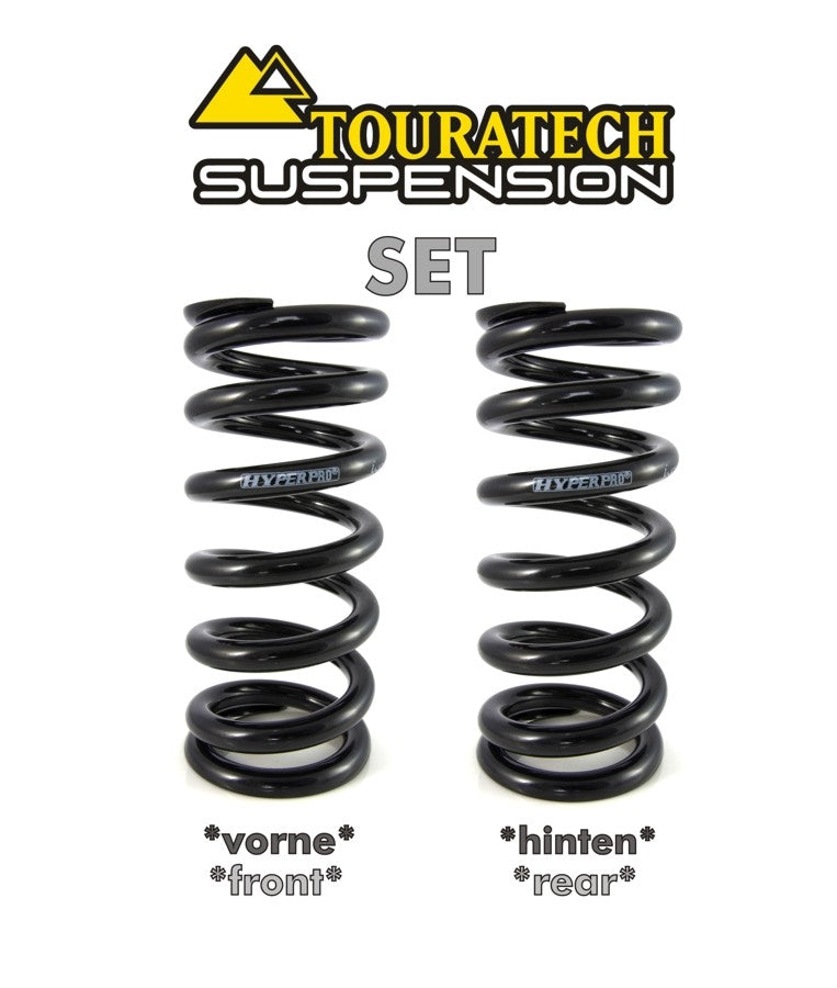 Progressive replacement springs for front and rear shock absorber BMW R1100GS from 1995