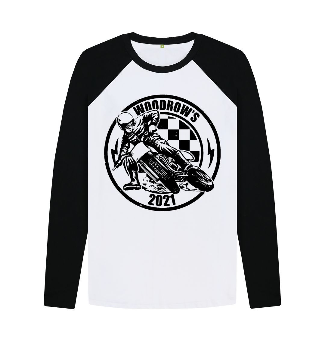 Black-White Retro MX Baseball T-Shirt