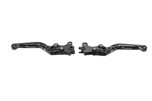Touratech brake and clutch lever set, adjustable, folding and length adjustable for Yamaha Tenere 700 / World Raid