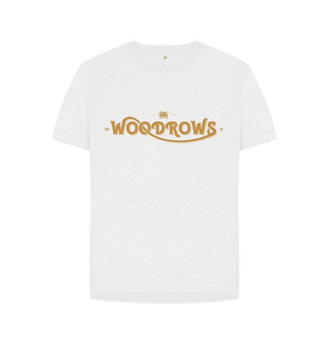 White Woodrow's Relaxed ladies T-Shirt