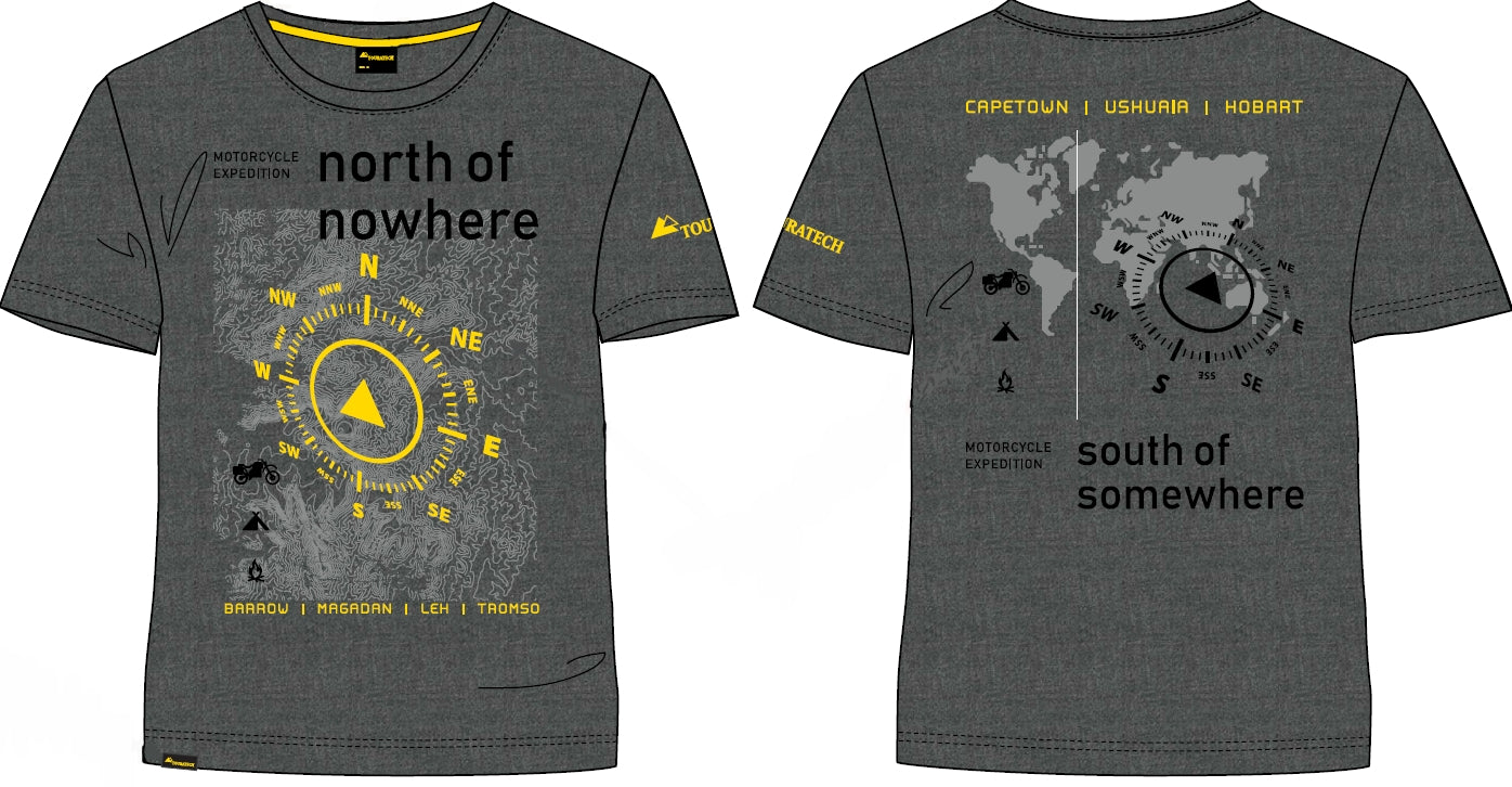 T-Shirt "North-South" men, grey