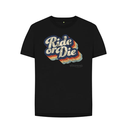 Black Ride Or Die Relaxed Cotton T-Shirt