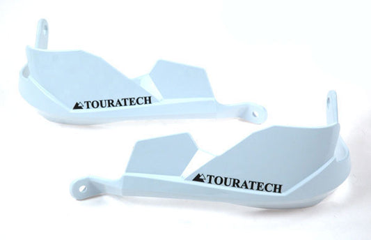 Touratech hand protectors GD for BMW F800GS up to 2012, aluminium handlebar white