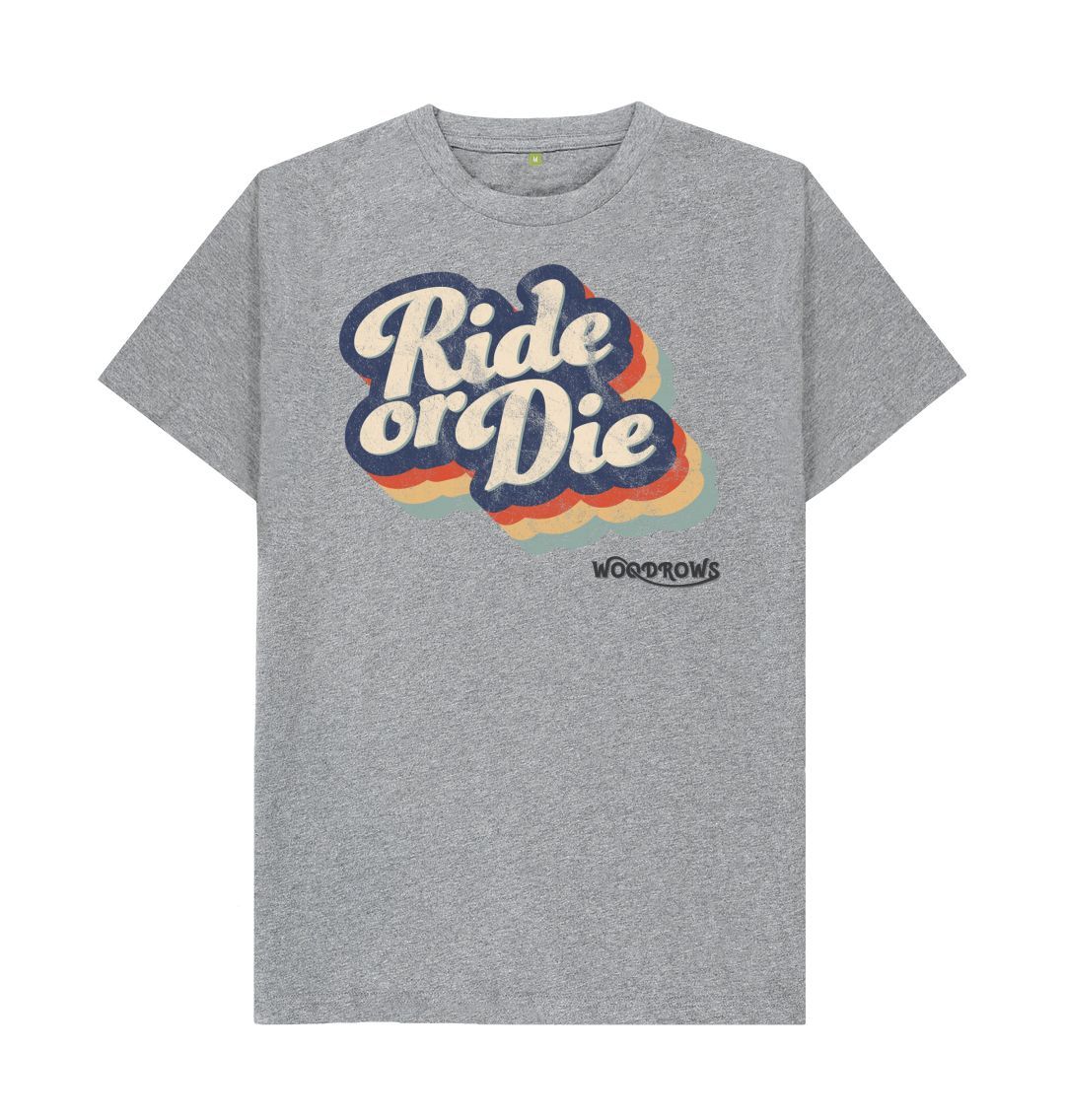 Athletic Grey Ride Or Die T-Shirt
