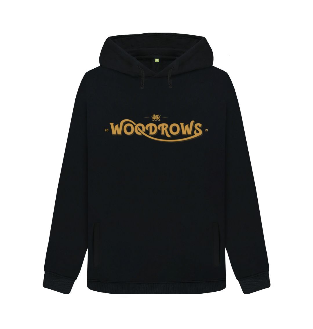 Black Woodrow's Pullover Ladies Hoodie