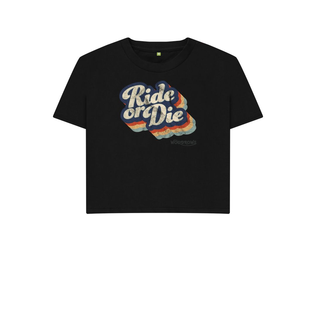 Black Ride Or Die Ladies Roxy T-Shirt