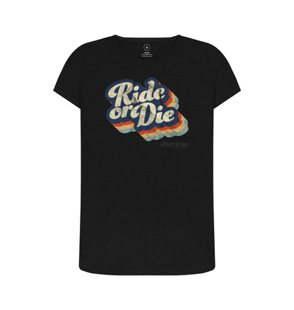 Black Ride Or Die Remill Ladies T-Shirt