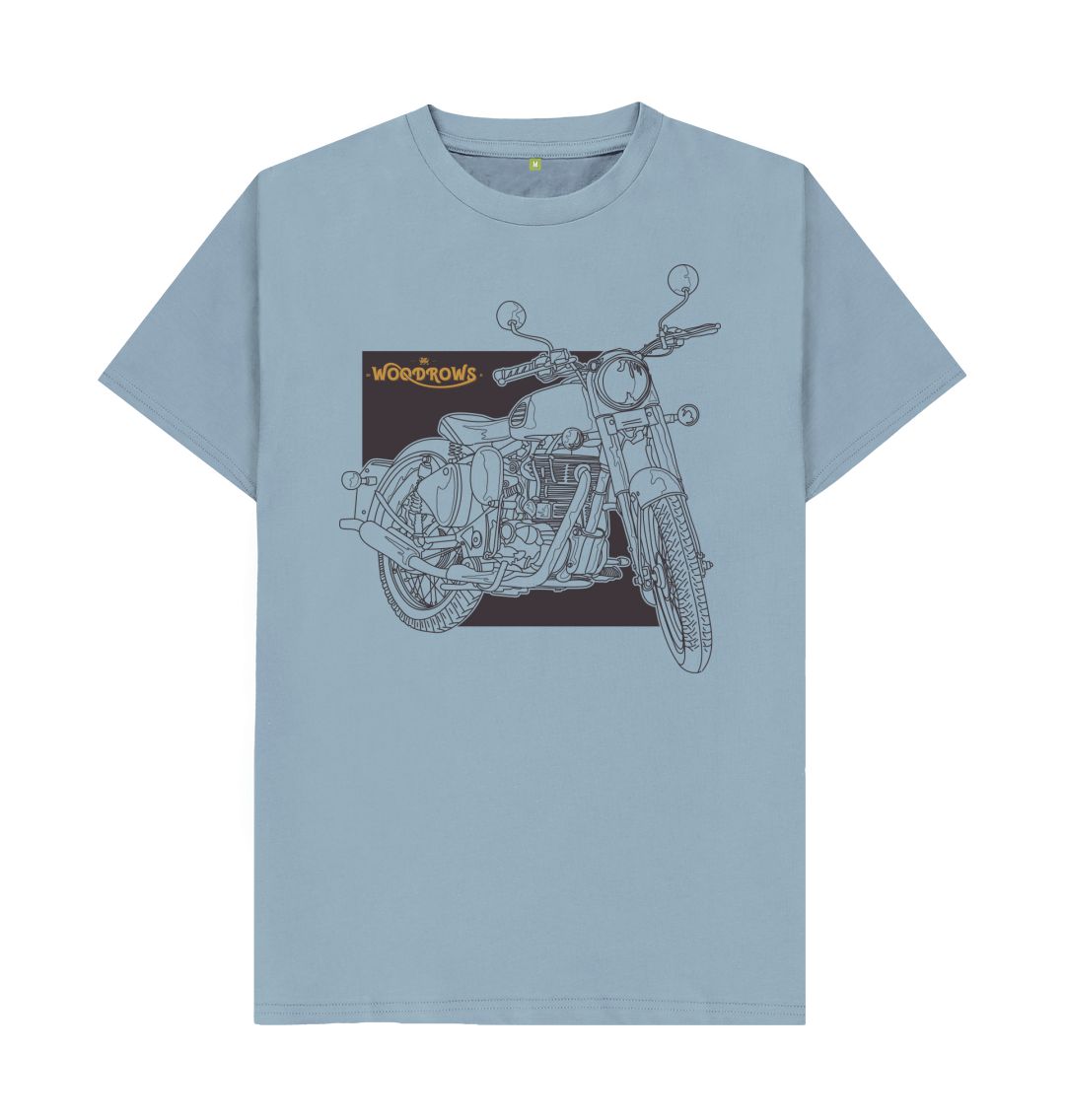 Stone Blue Woodrow's Classic bike T-Shirt