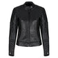 MOTOGIRL Valerie Leather Jacket Black