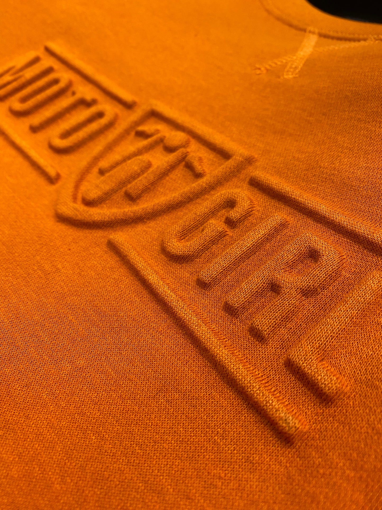 MOTOGIRL 3D Logo Sweatshirt Orange