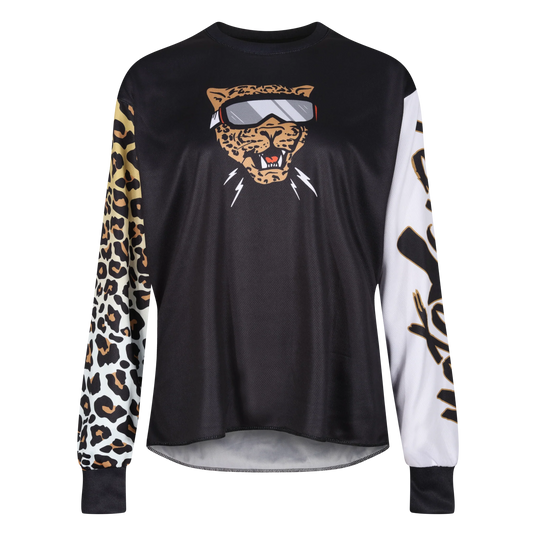 MOTOGIRL MX Shirt Leopard