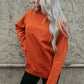 MOTOGIRL 3D Logo Sweatshirt Orange