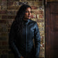 MOTOGIRL Valerie Leather Jacket Black